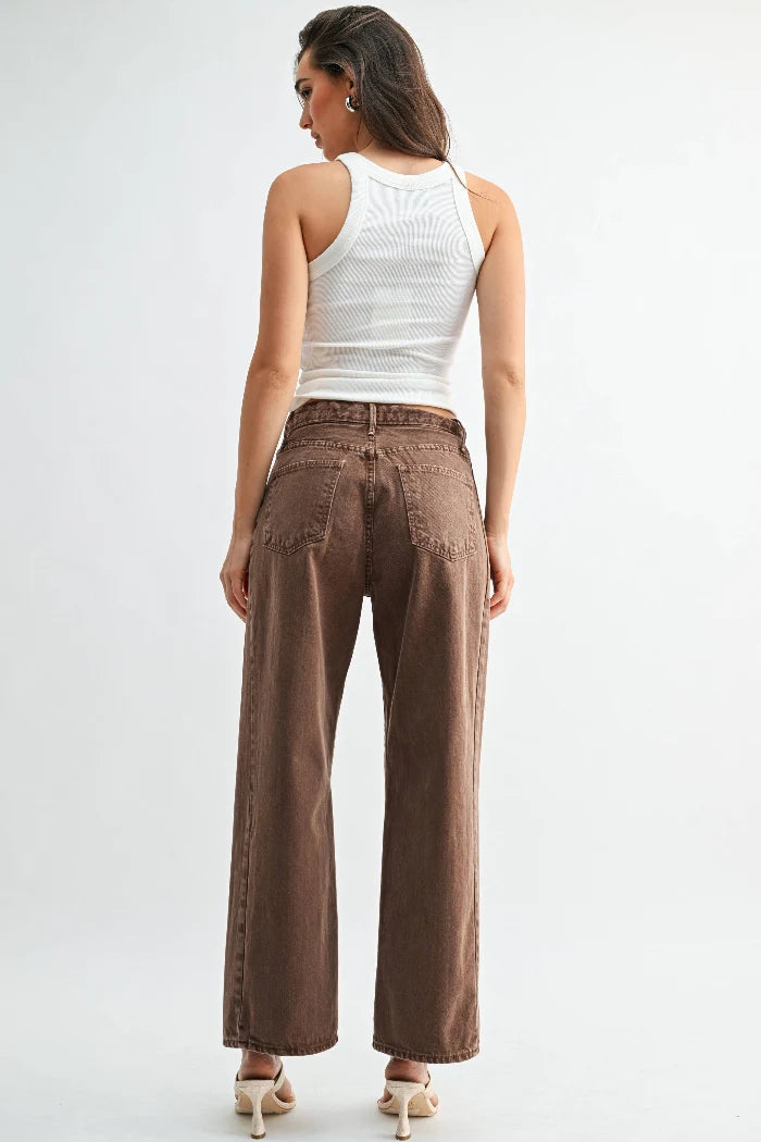 Barrel Jeans - Vintage Brown