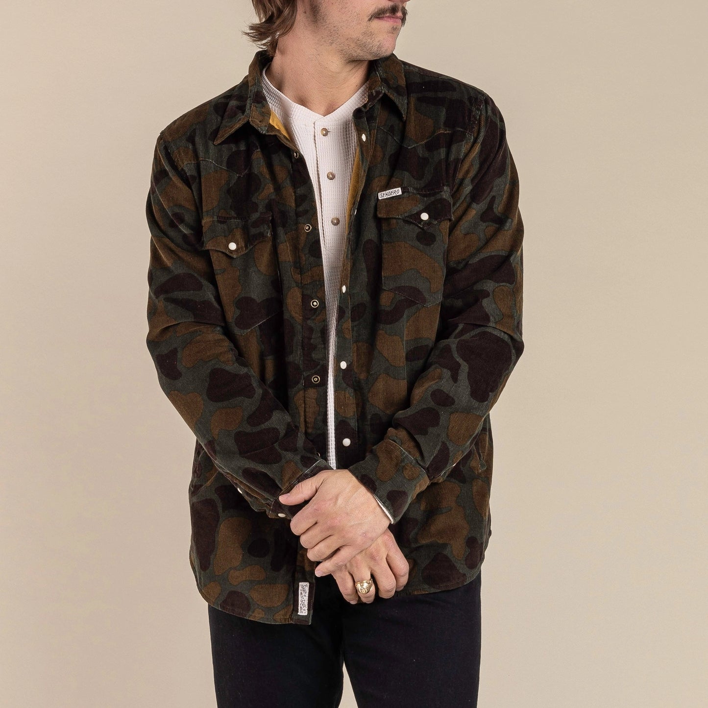 Desperado Shacket - Woodland Camo