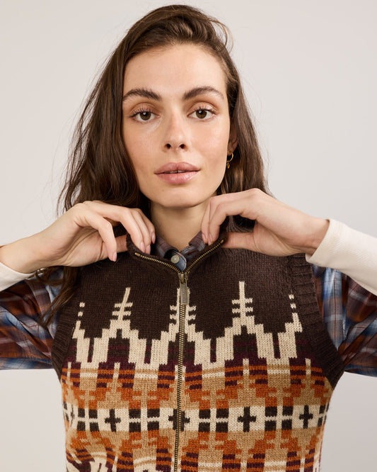 Shetland Graphic Vest
