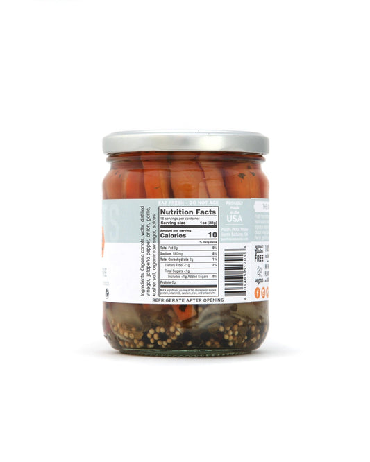 Carriots of Fire - Pickled Carrot Sticks