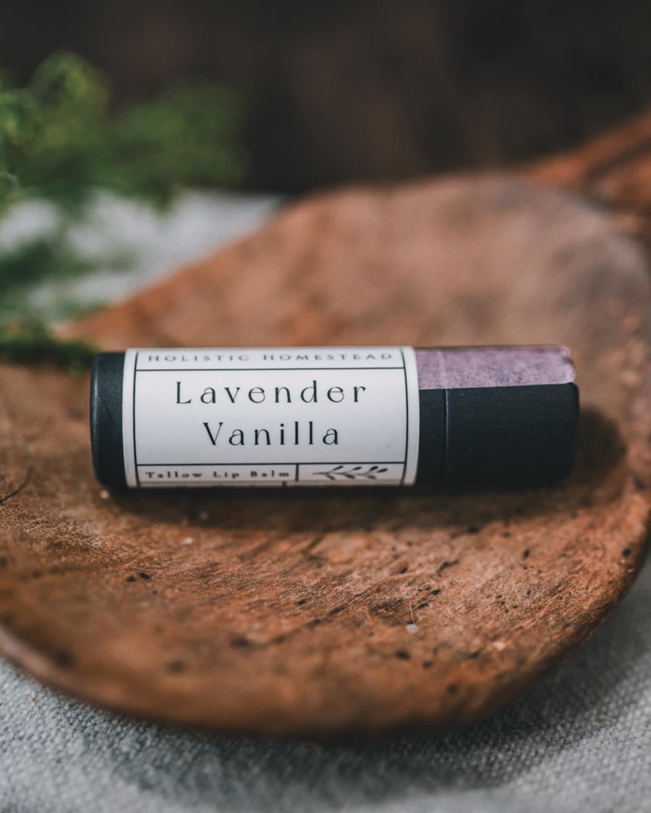 Lavender Vanilla Tallow Lip Balm