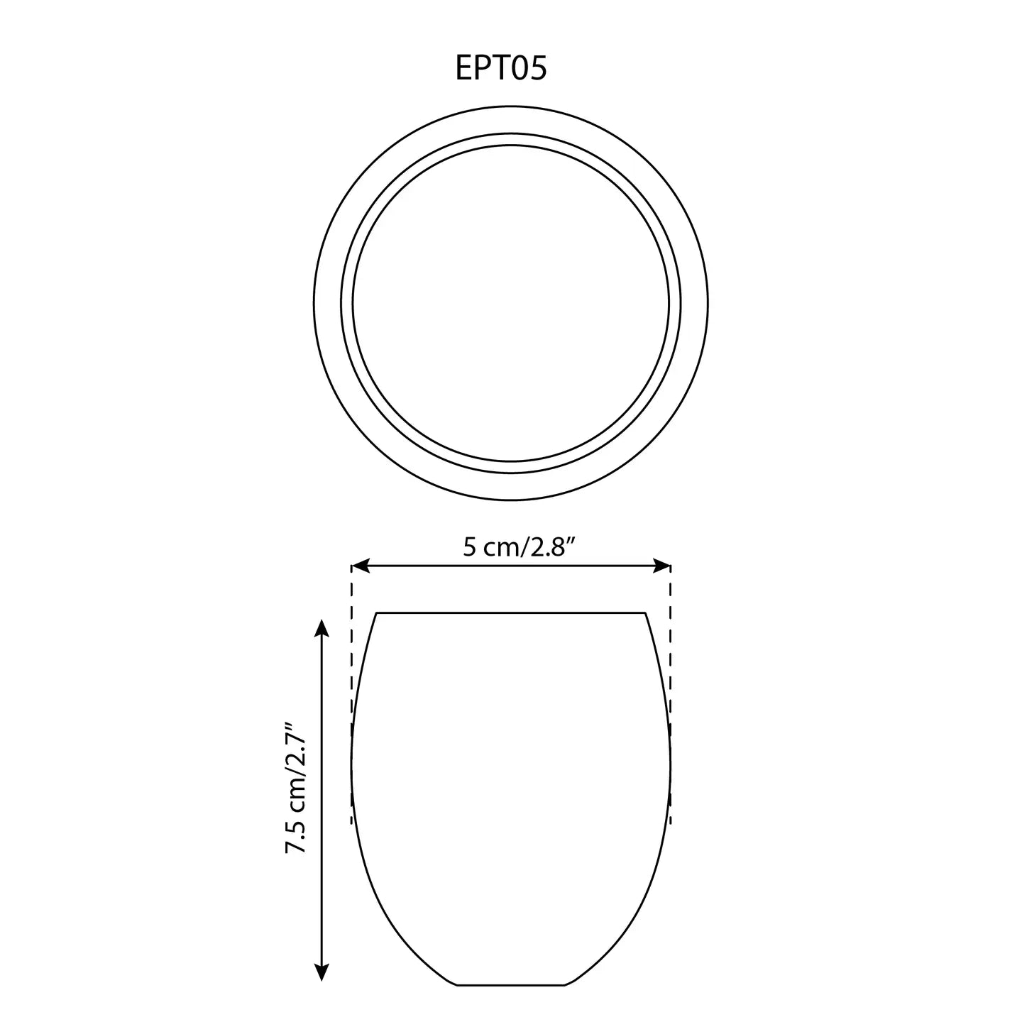 Stoneware Espresso Tumbler - 4.5 oz