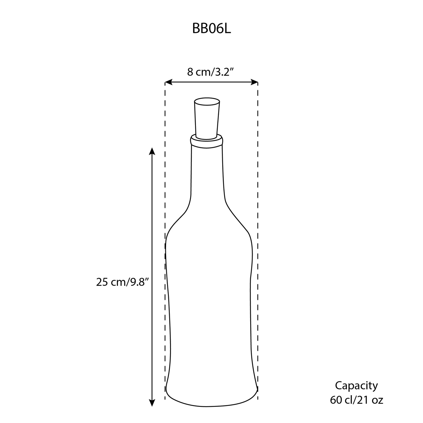 Stoneware Oil Bottle