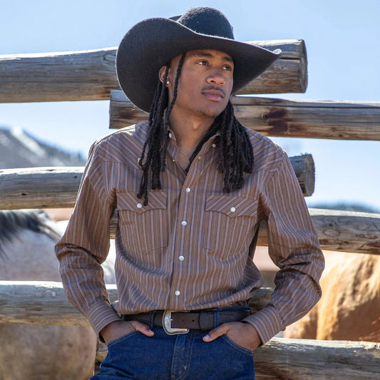 Classic Western Button Down With Snaps - Childress