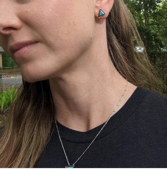 Hanale Turquoise Stud Earrings