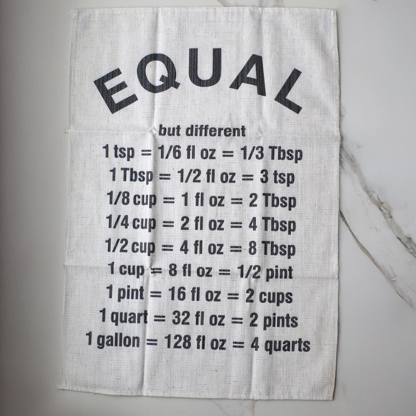 Farmhouse Measurements Tea Towel