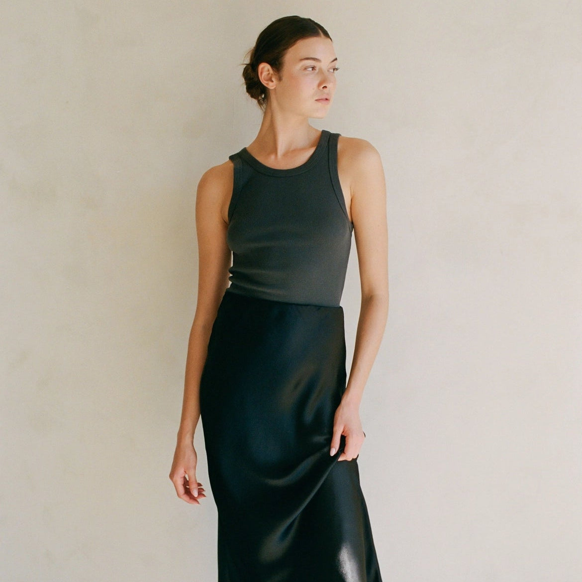 Ribbed Cotton Tank Top