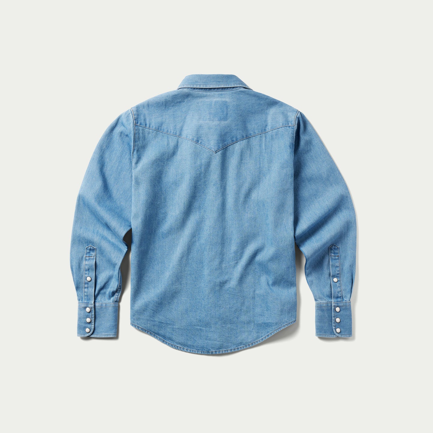 Western Denim Pearl Snap Shirt