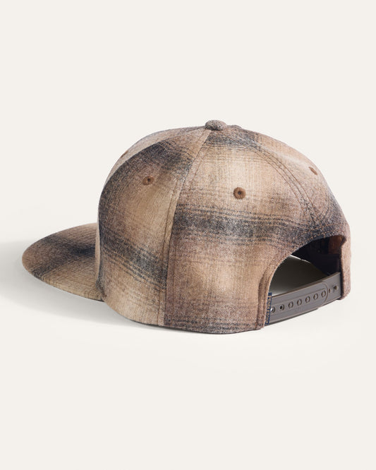 Flat Brim Wool Cap