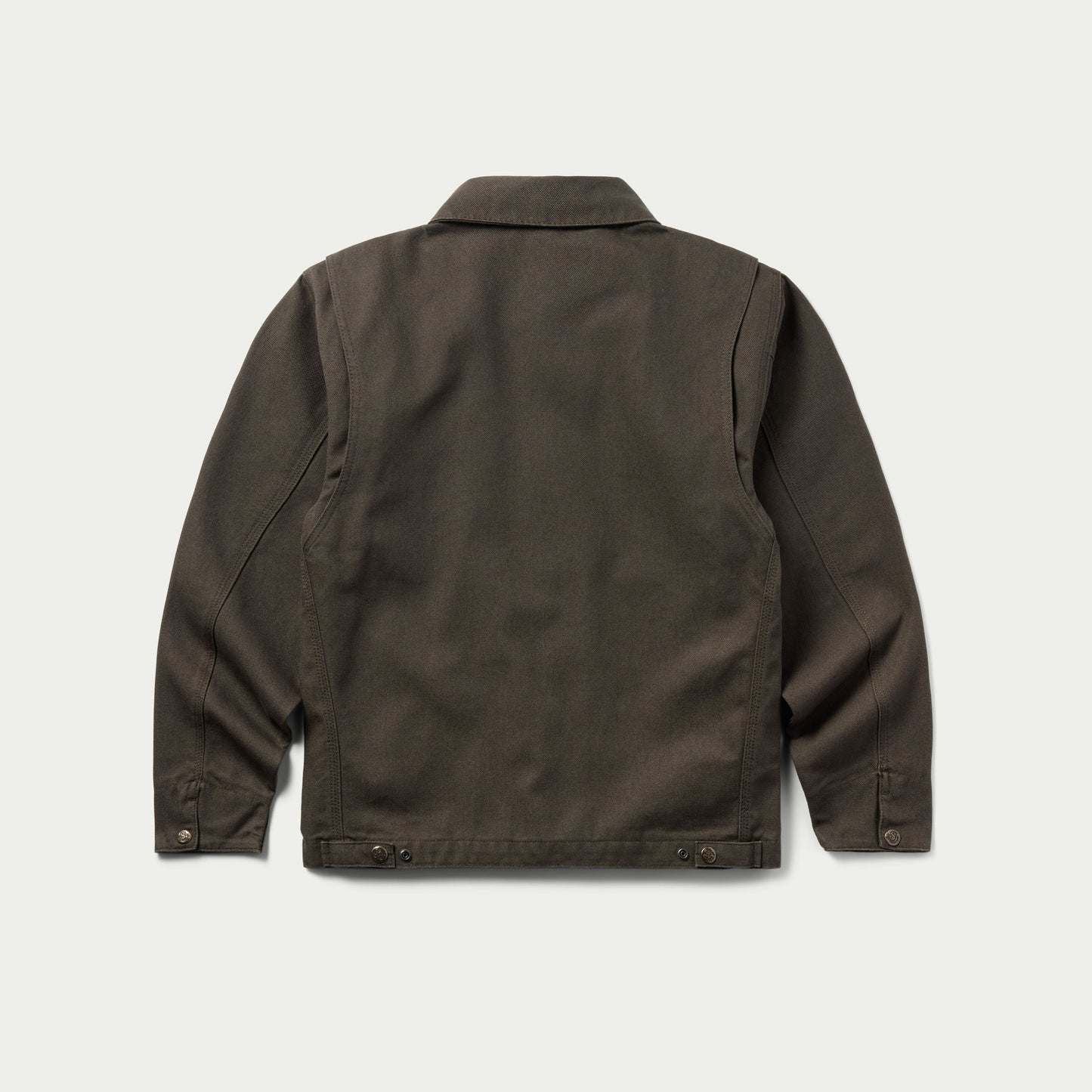 Zip Lined Canvas Jacket - Wood