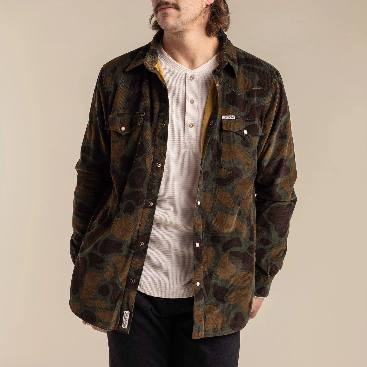 Desperado Shacket - Woodland Camo