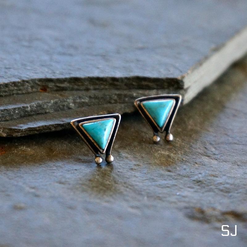 Hanale Turquoise Stud Earrings