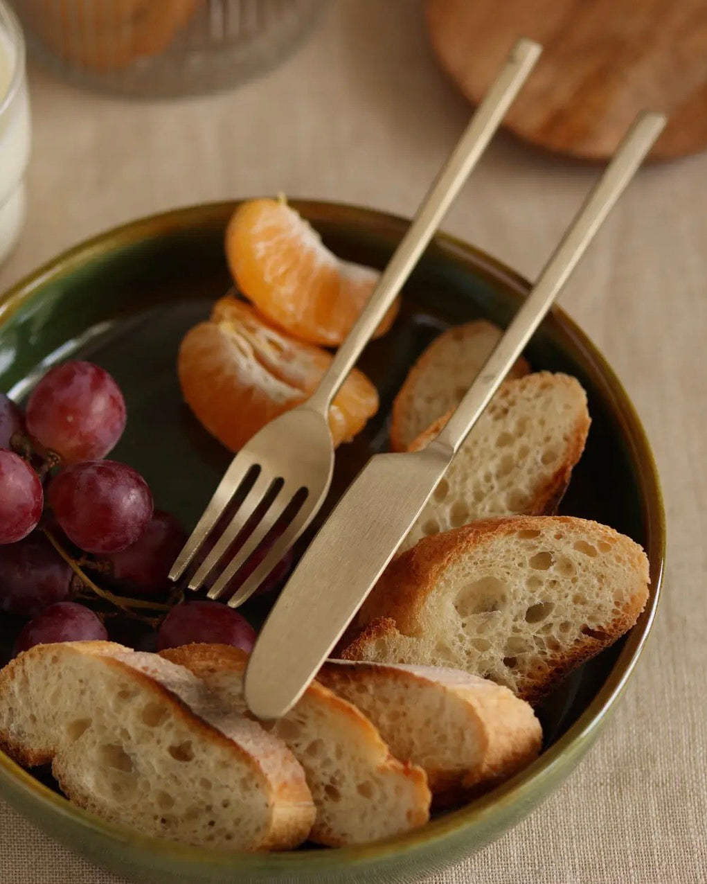 Taihi Brass Cutlery Set