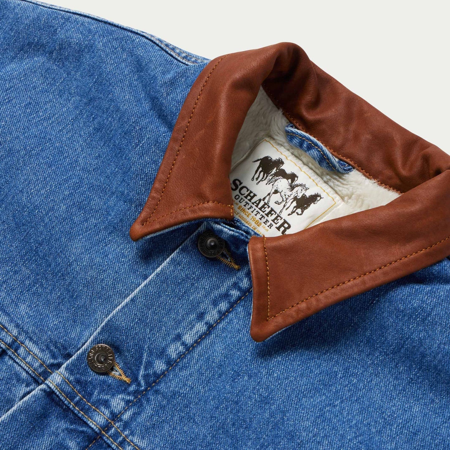 Legend Denim Jacket With Fleece Lining