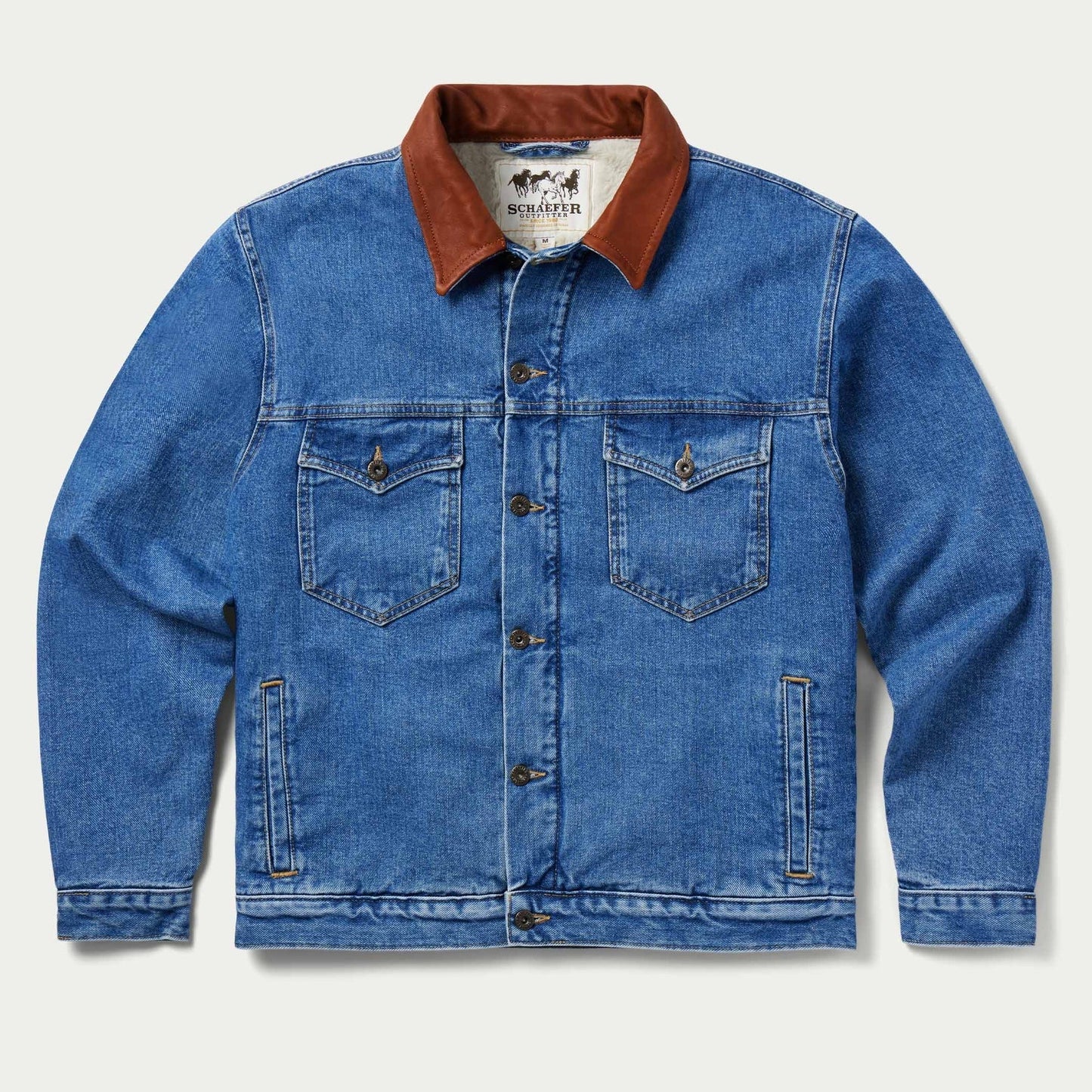 Legend Denim Jacket With Fleece Lining
