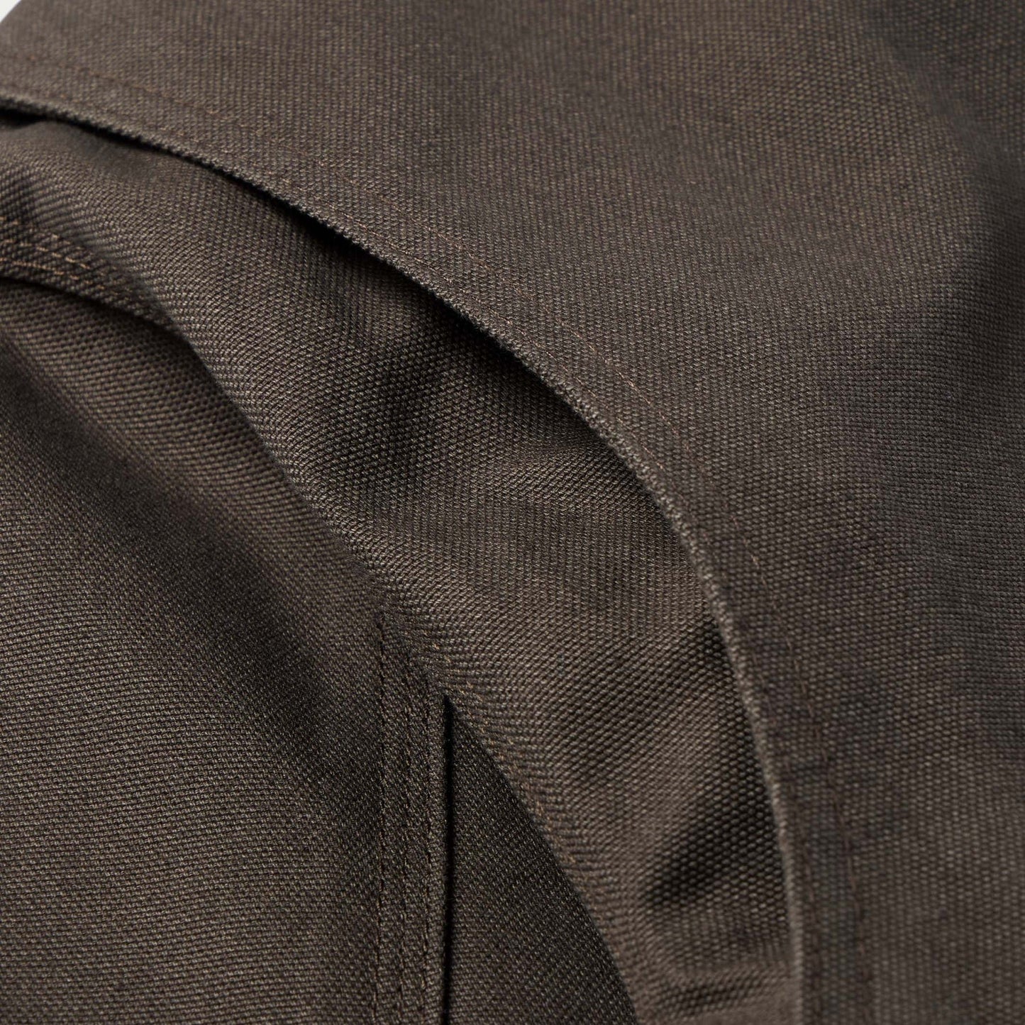 Zip Lined Canvas Jacket - Wood