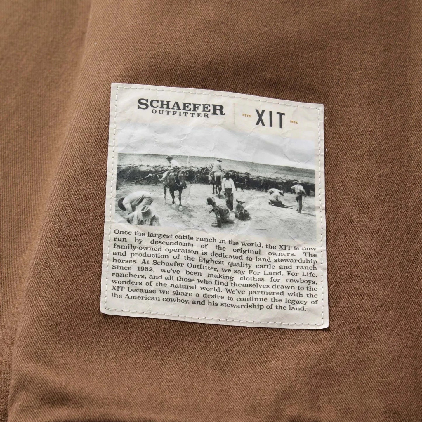 Zip Lined Canvas Jacket - Wood