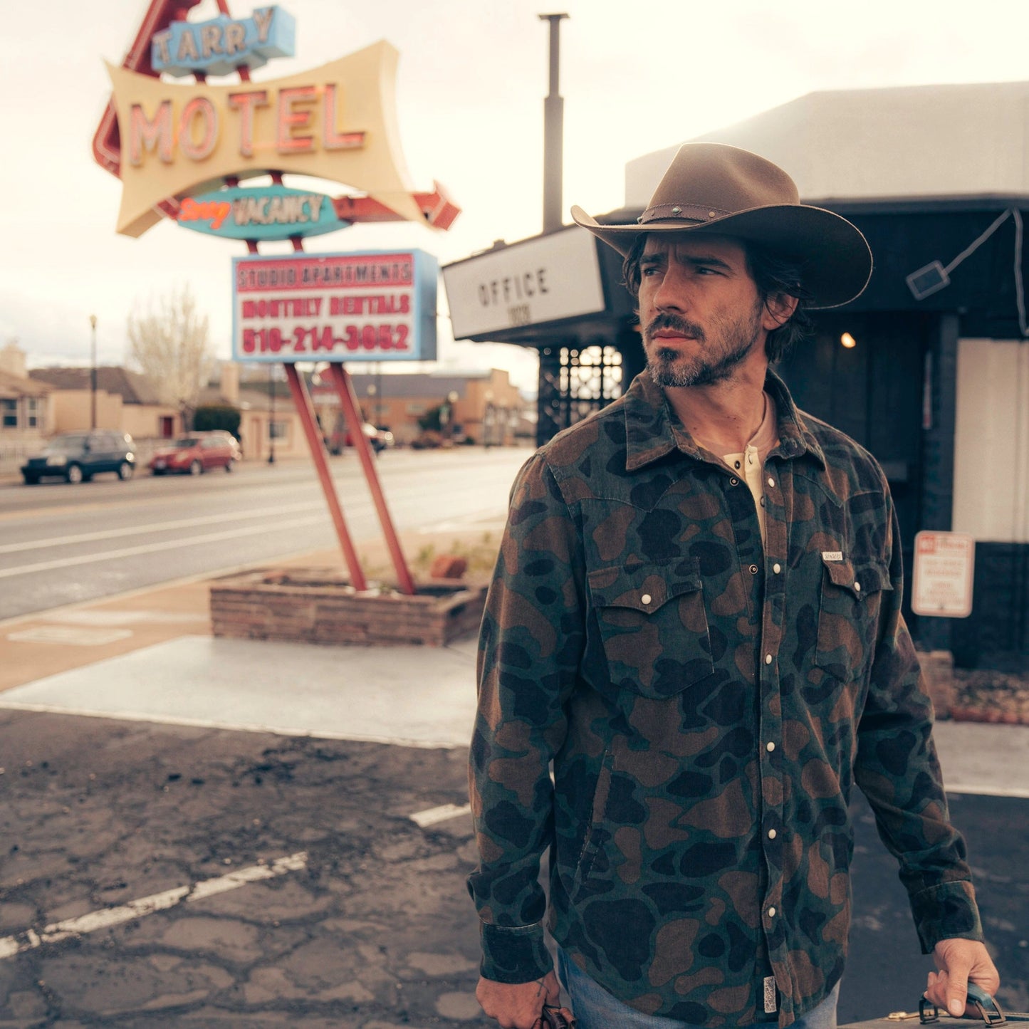 Desperado Shacket - Woodland Camo