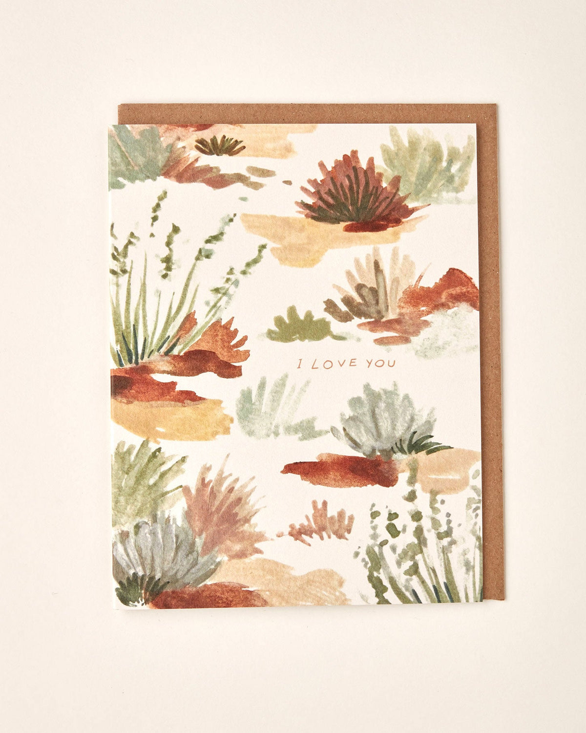 I love you Desert Greeting Card