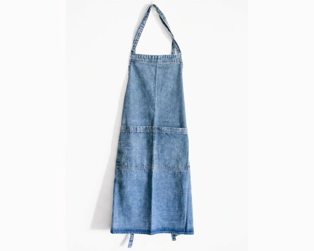Washed Denim Apron