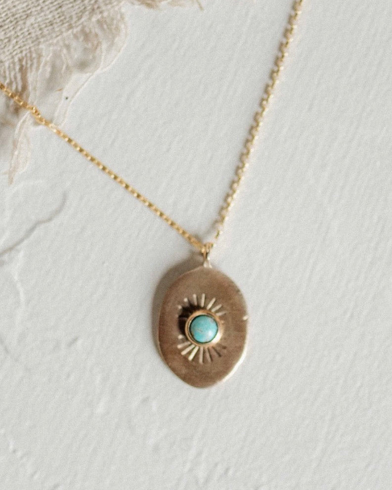 Rae Necklace Turquoise