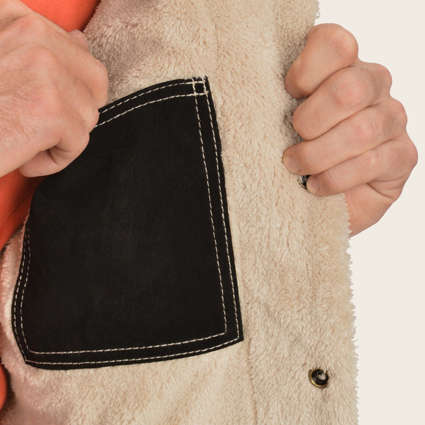 Scully Lined Suede Jacket - Black