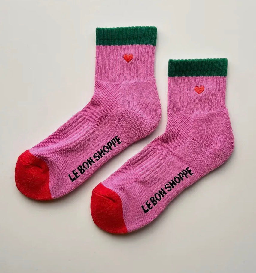 Lebon Shoppe Embroidered Girlfriend Socks