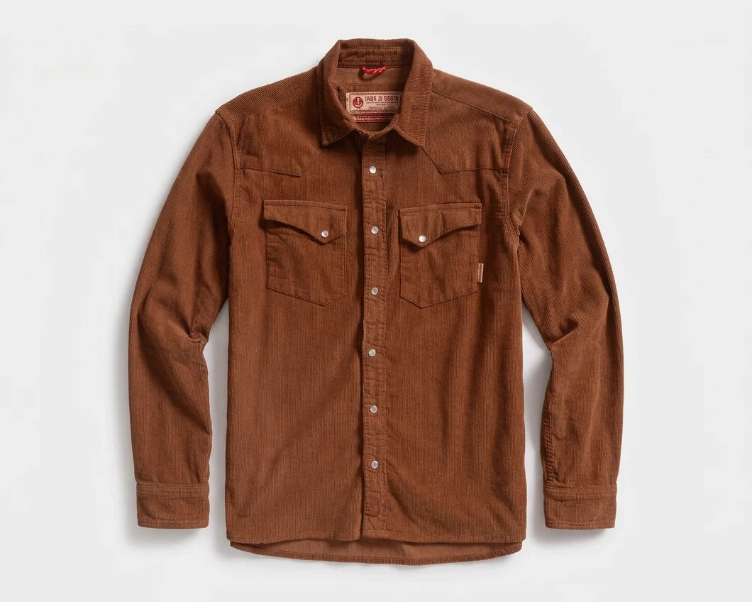 Corduroy Ojai Shirt - Rust