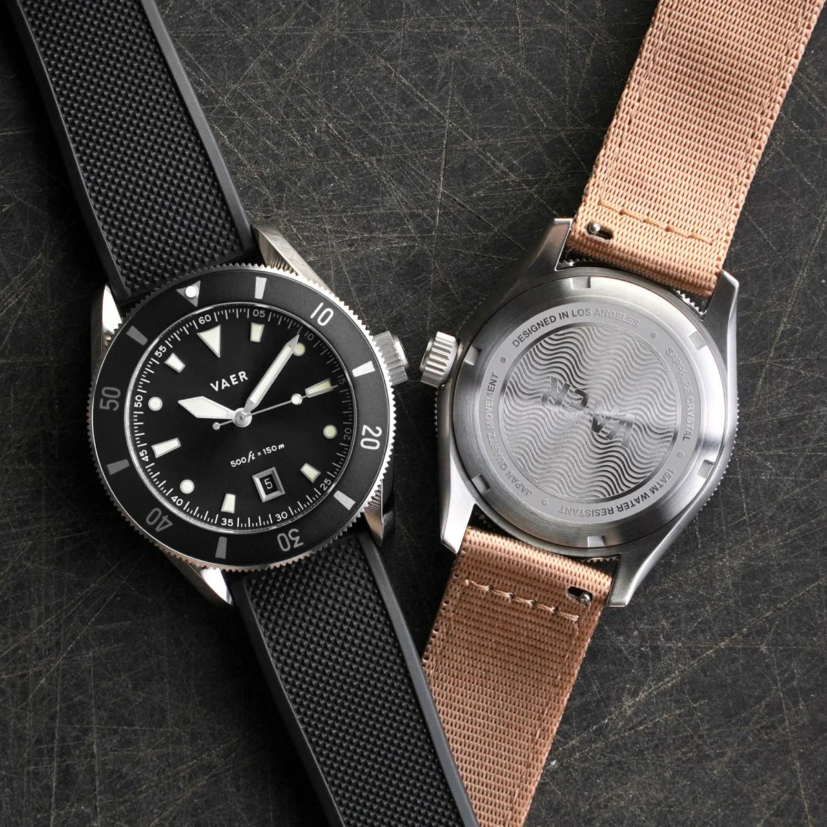 VAER Watch DS2 Meridian Black - Quartz 39mm