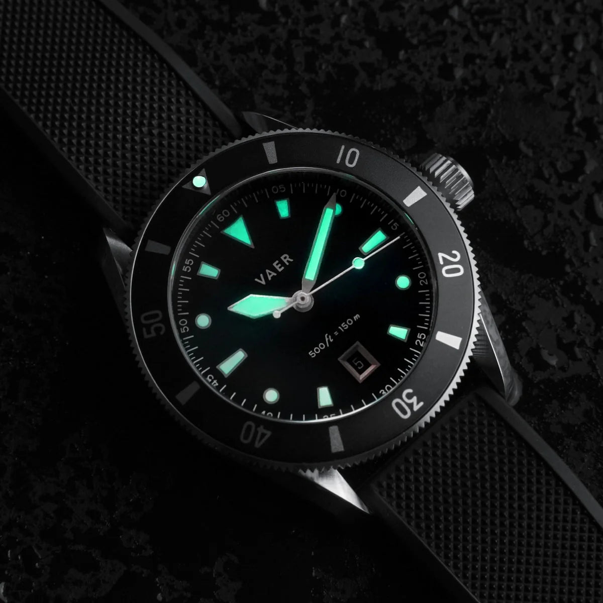 VAER Watch DS2 Meridian Black - Quartz 39mm