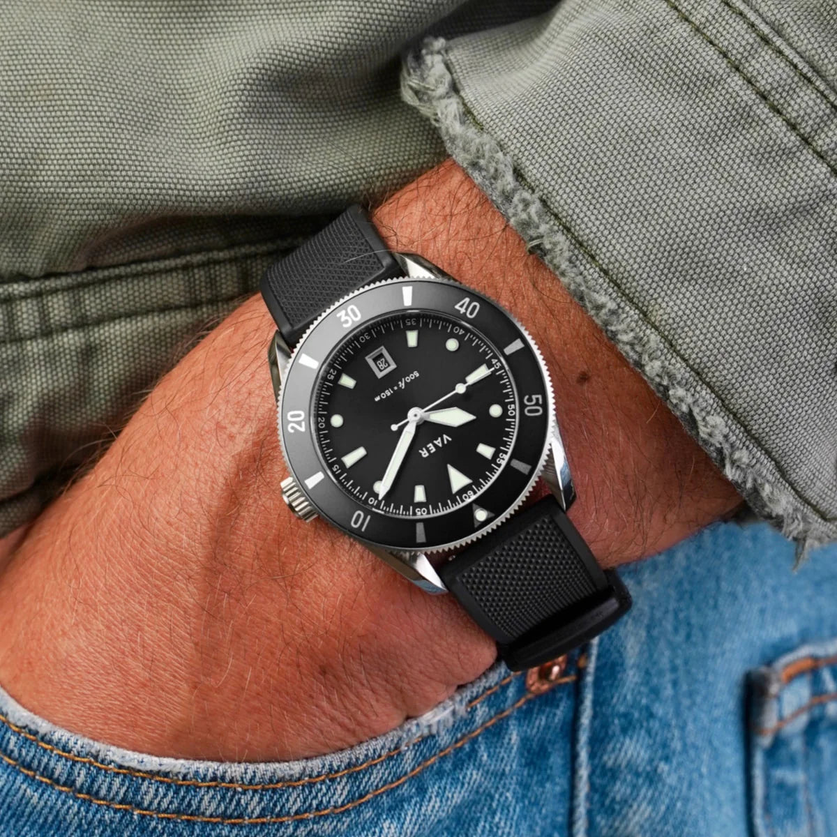 VAER Watch DS2 Meridian Black - Quartz 39mm