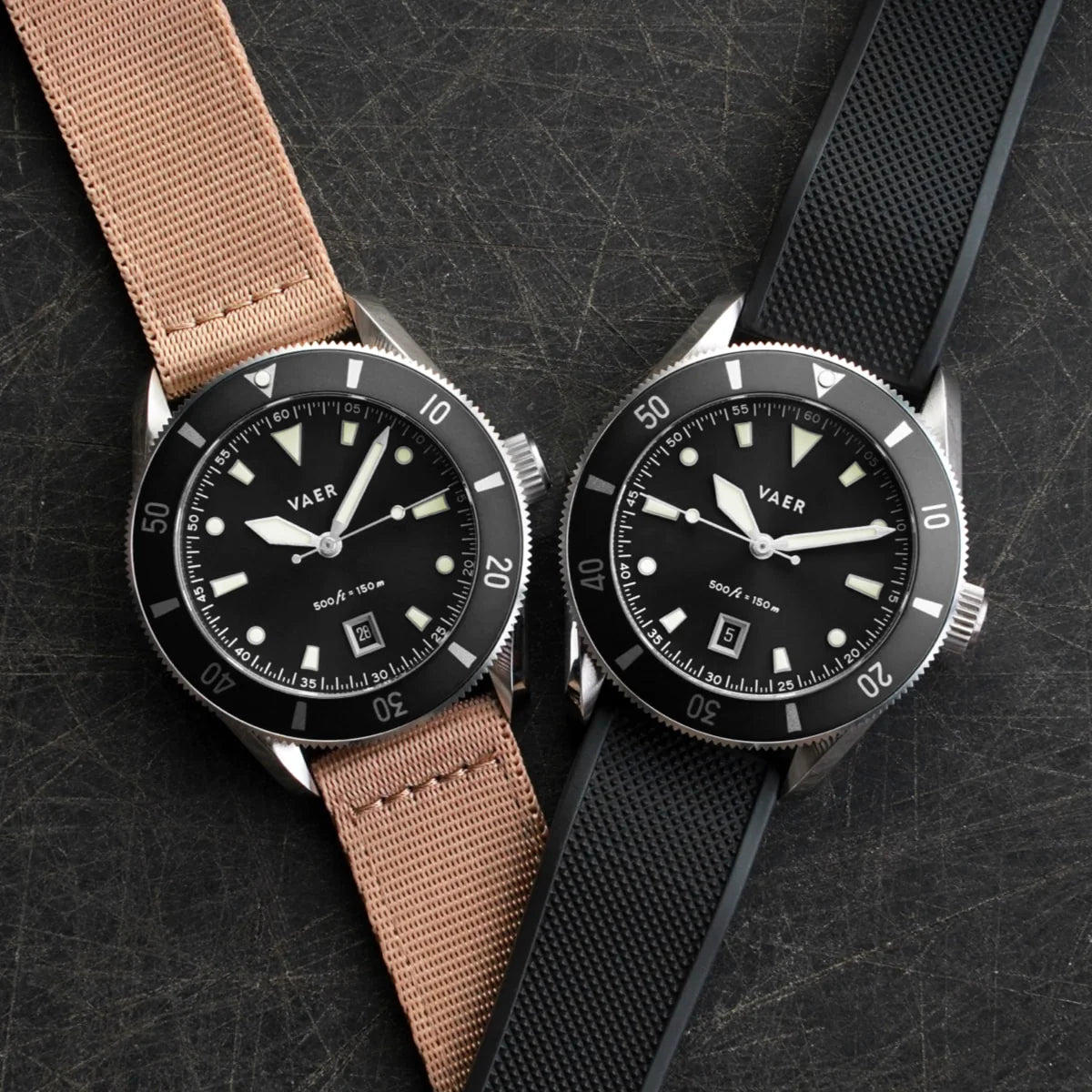 VAER Watch DS2 Meridian Black - Quartz 39mm