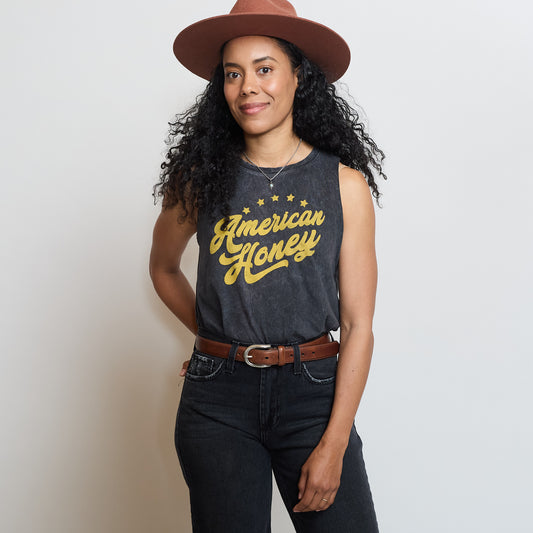 American Honey Mineral Graphic Tank Top