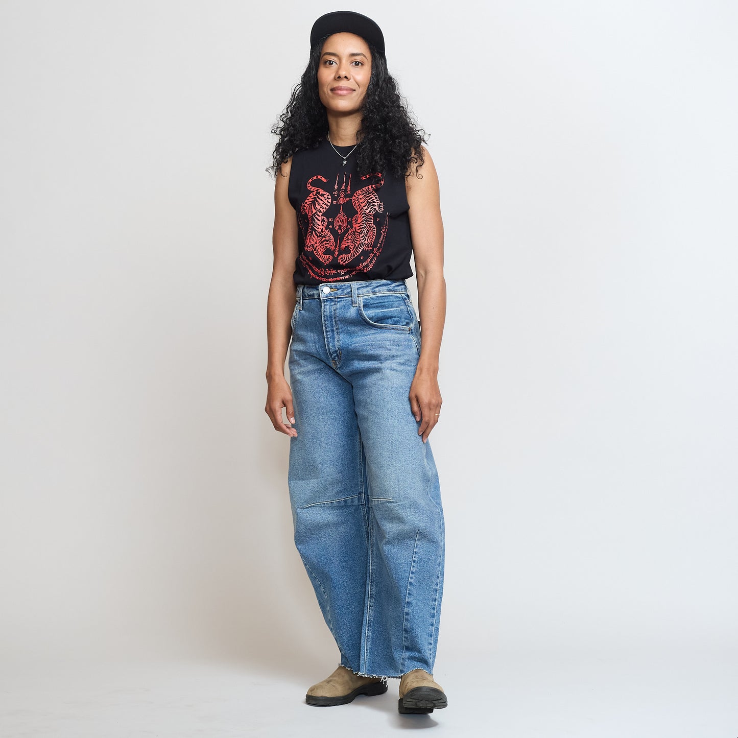 Twin Tigers Tank - Black