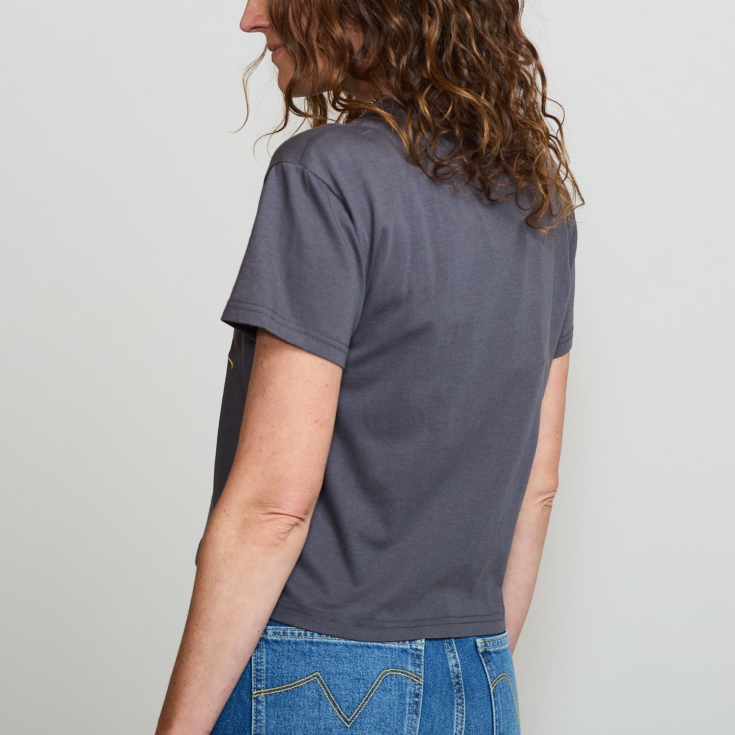 Thunder Rolls Crop Tee