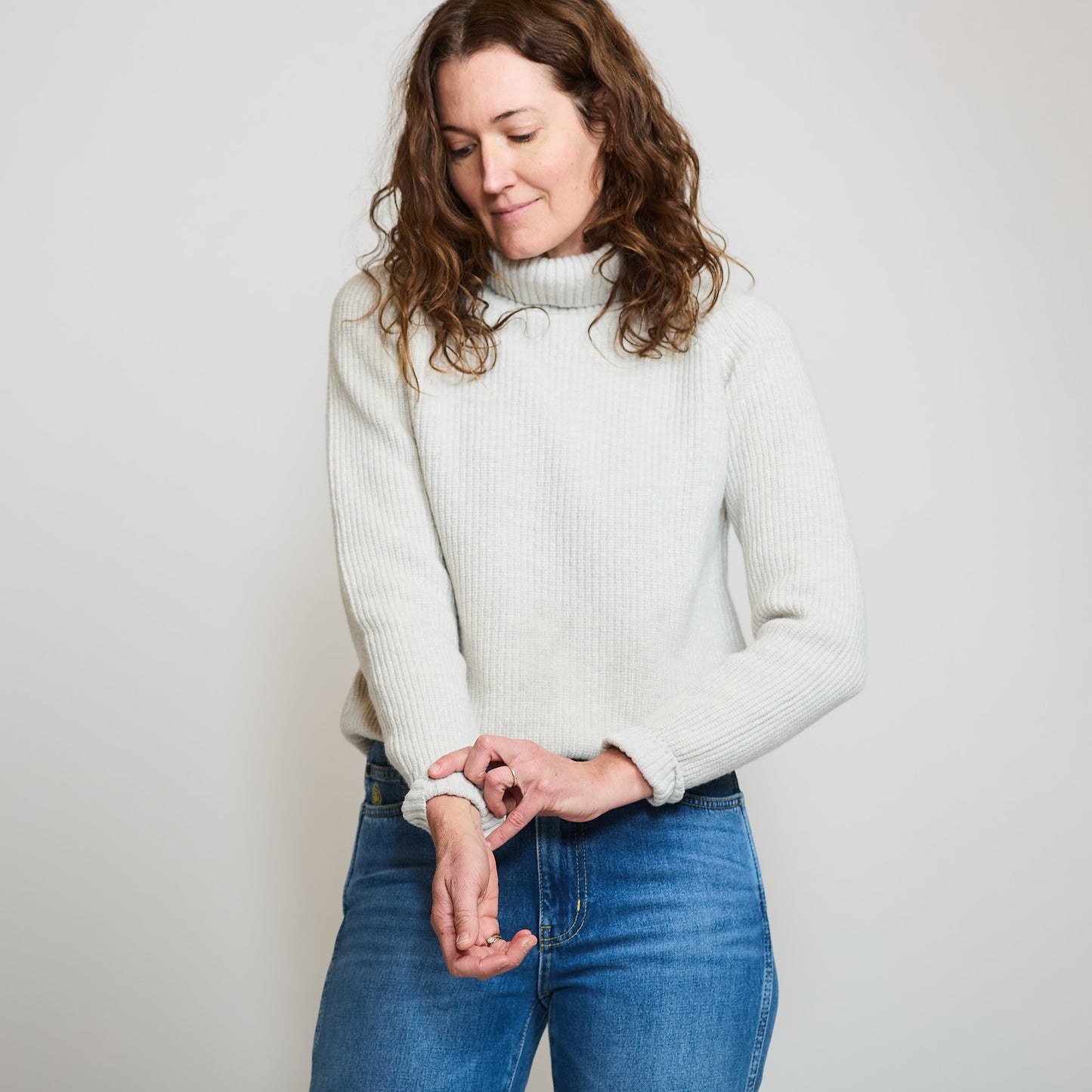 Lambswool Turtleneck - Grey