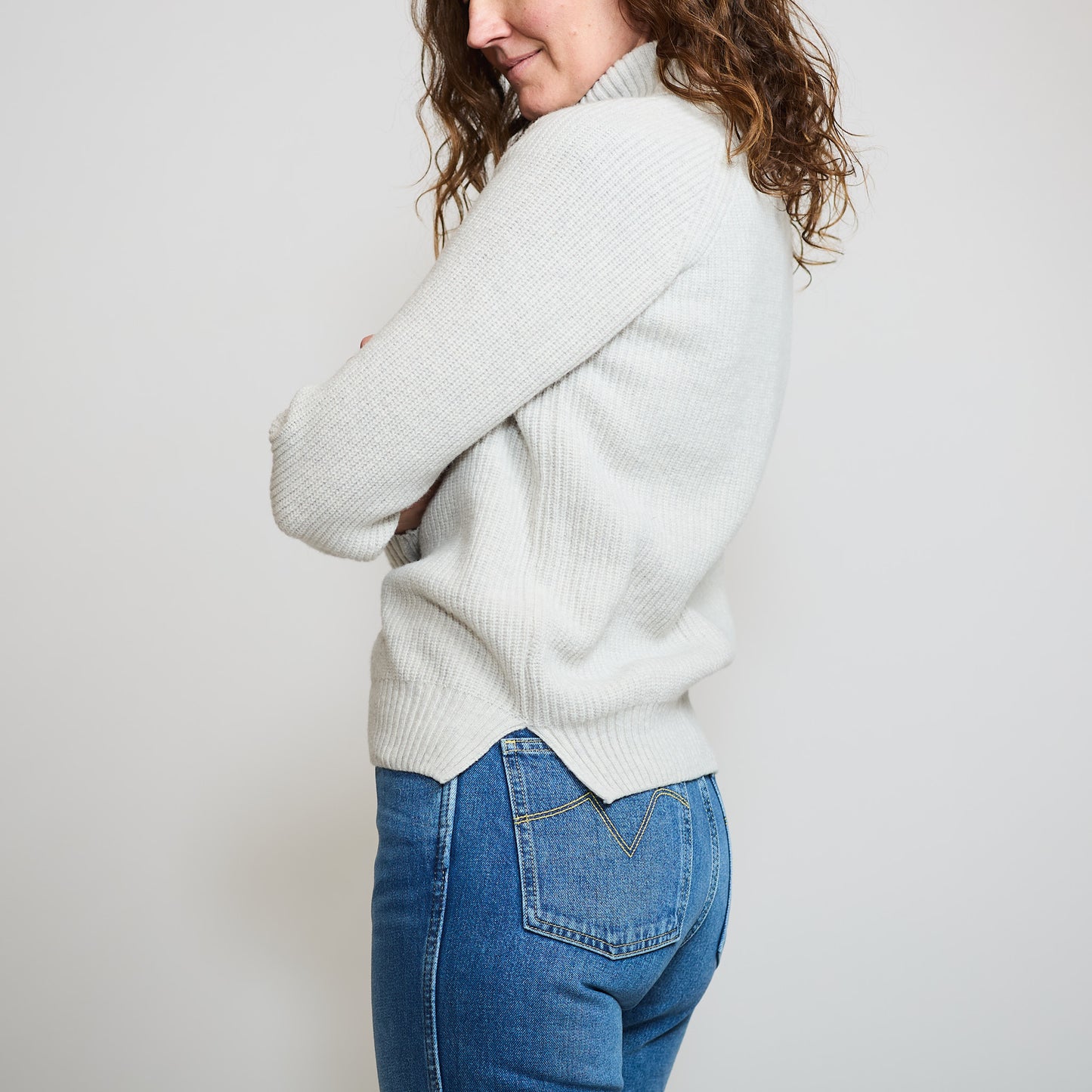 Lambswool Turtleneck - Grey