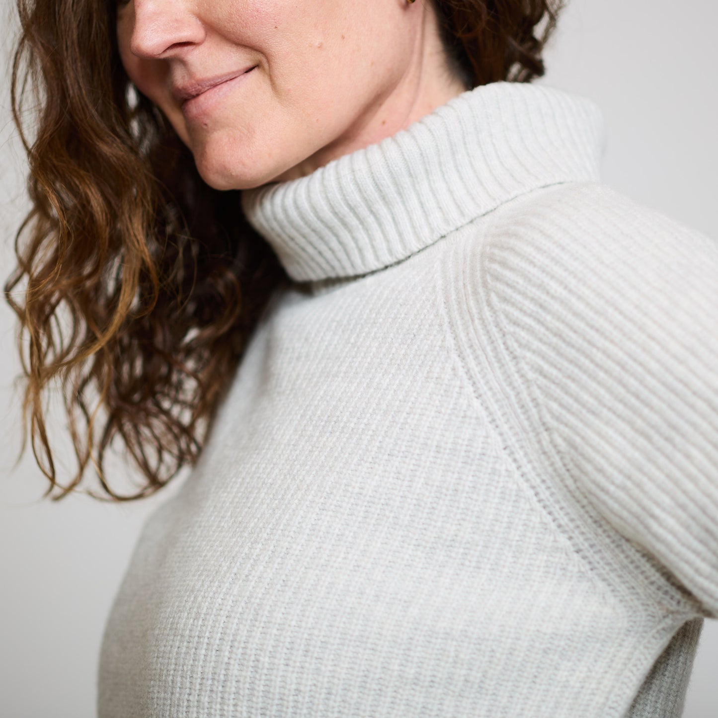 Lambswool Turtleneck - Grey