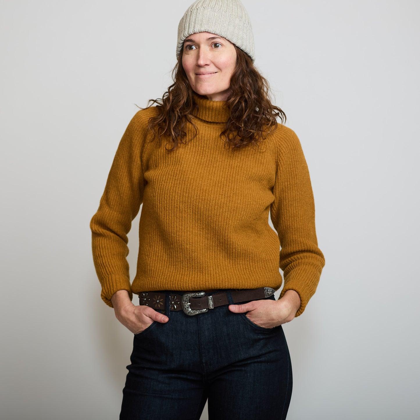 Lambswool Turtleneck - Amber