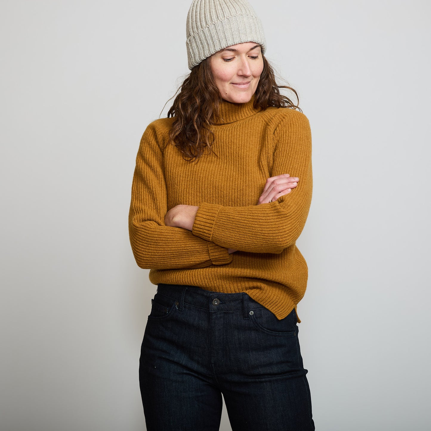 Lambswool Turtleneck - Amber