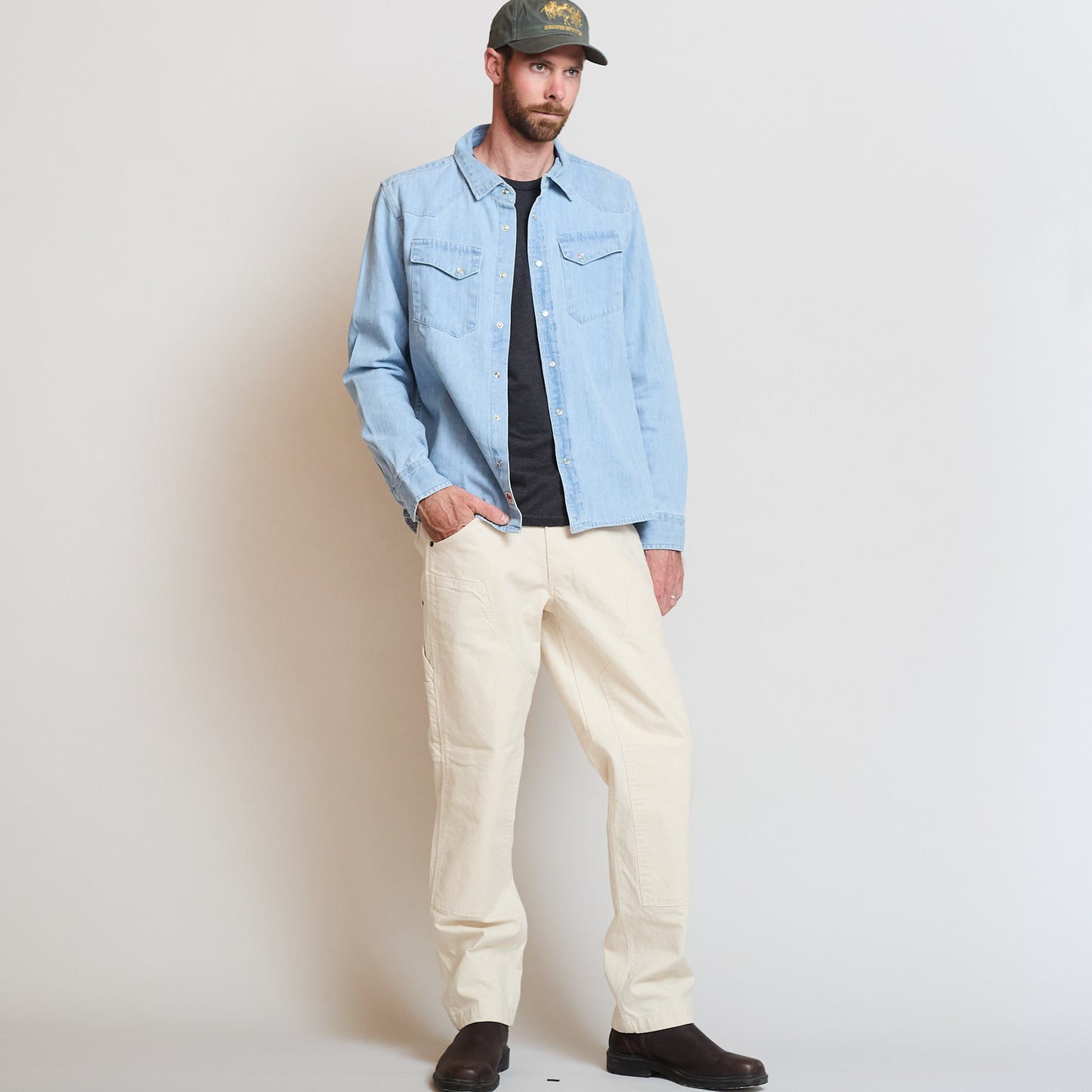 Ojai Denim Shirt - Bleached