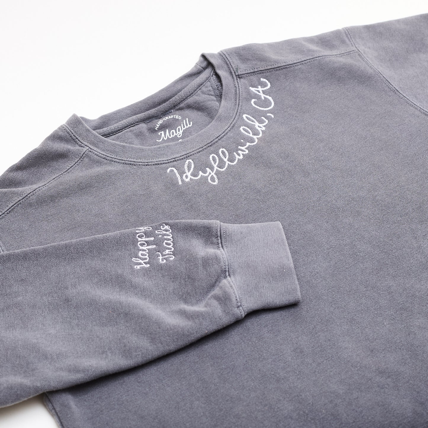 Idyllwild Chainstitch Sweater - Gray