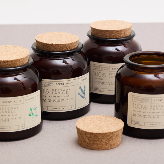 Beeswax Apothecary Candle