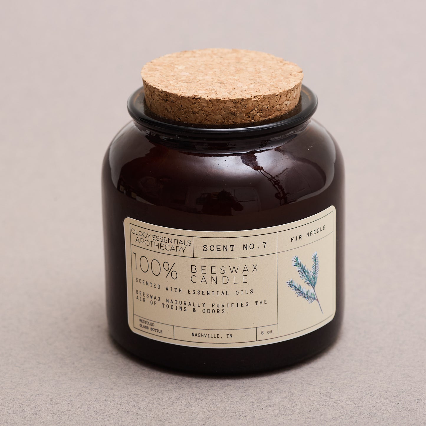 Beeswax Apothecary Candle