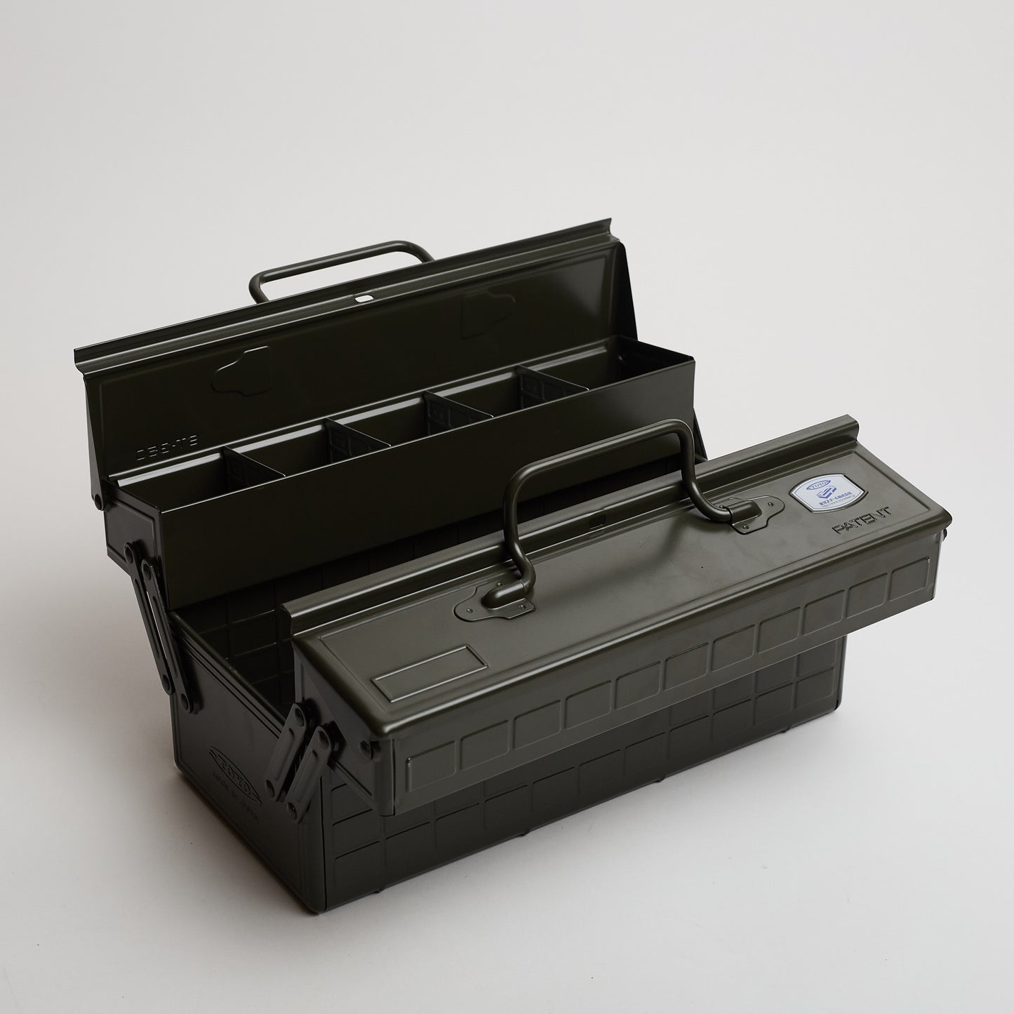 Steel Cantilever Tool Box - Olive
