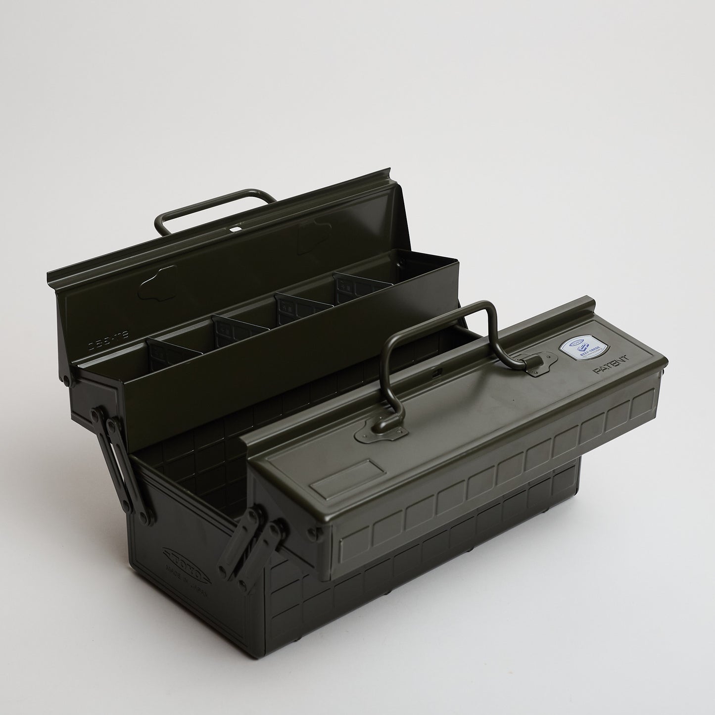 Steel Cantilever Tool Box - Olive