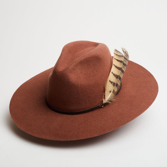 The Dre Western Rancher Hat - Terracotta
