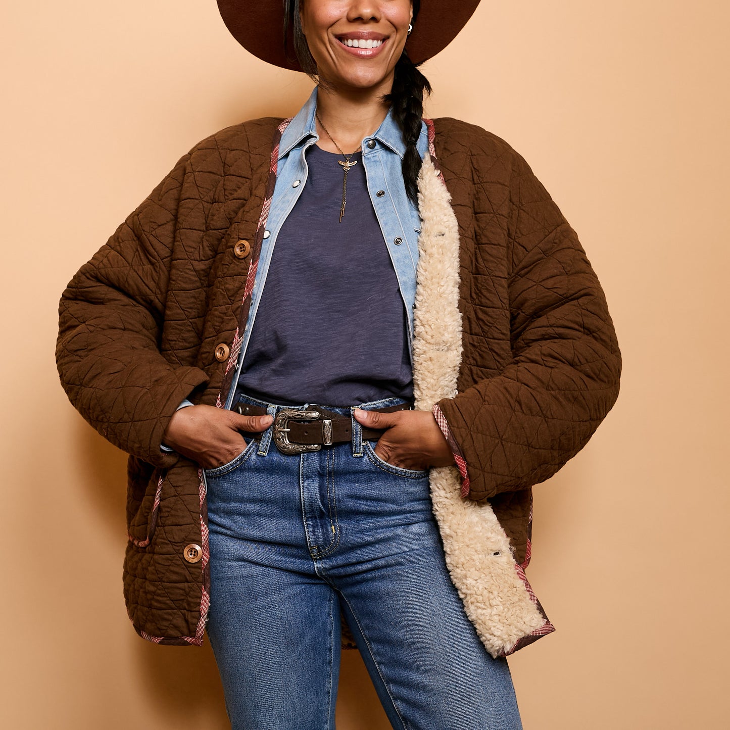 Sherpa Reversible Cardigan