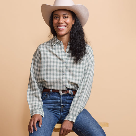 Checkered Shirt - Khaki