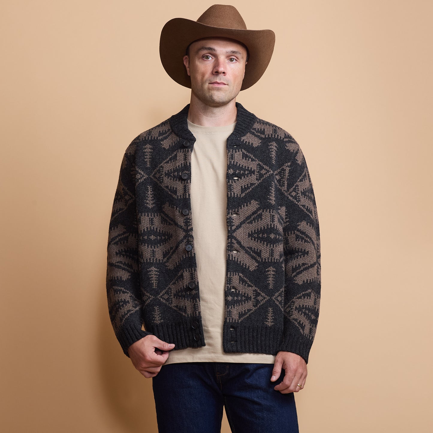 Pendleton Mirror Lake Lambswool Cardigan